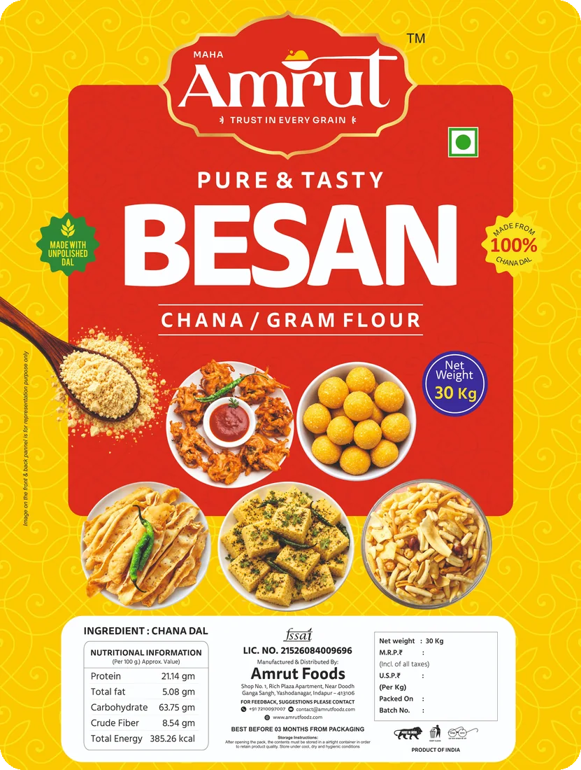 MAHA AMRUT Besan 30 kg bag
