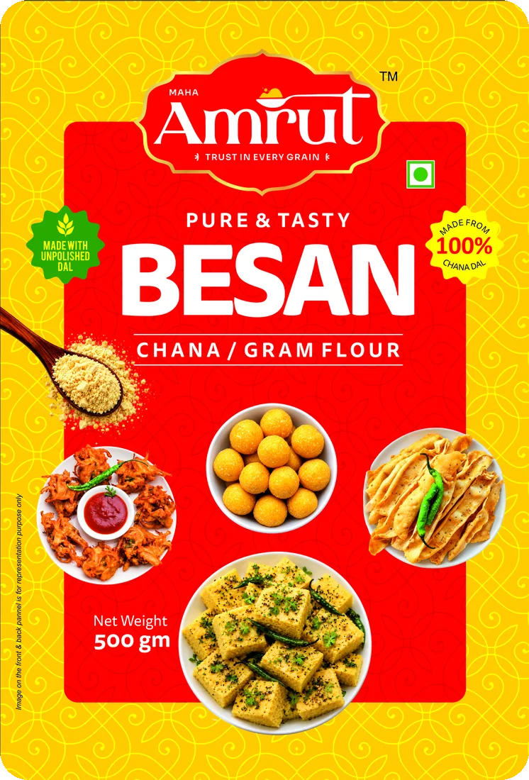 MAHA AMRUT Besan 500 g pack